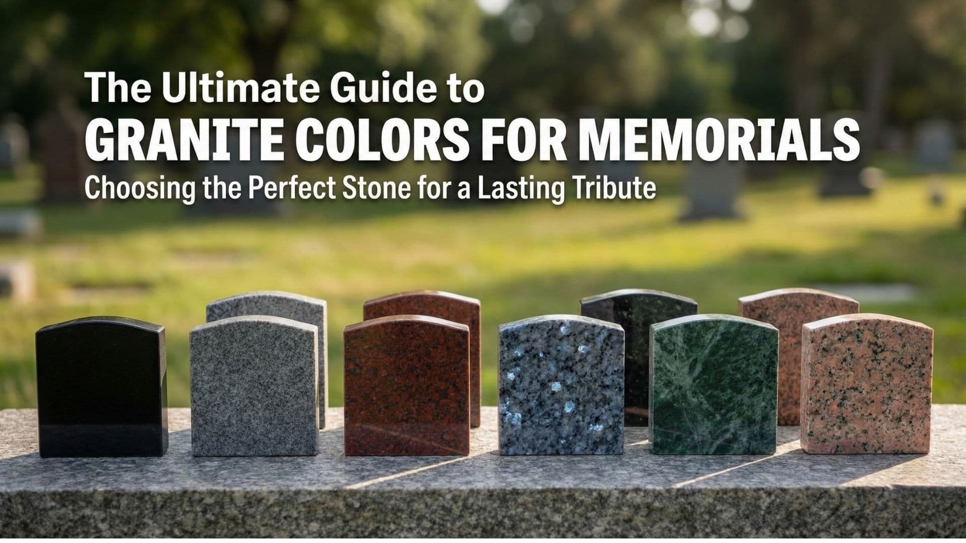 The Ultimate Guide to Granite Colors for Memorials