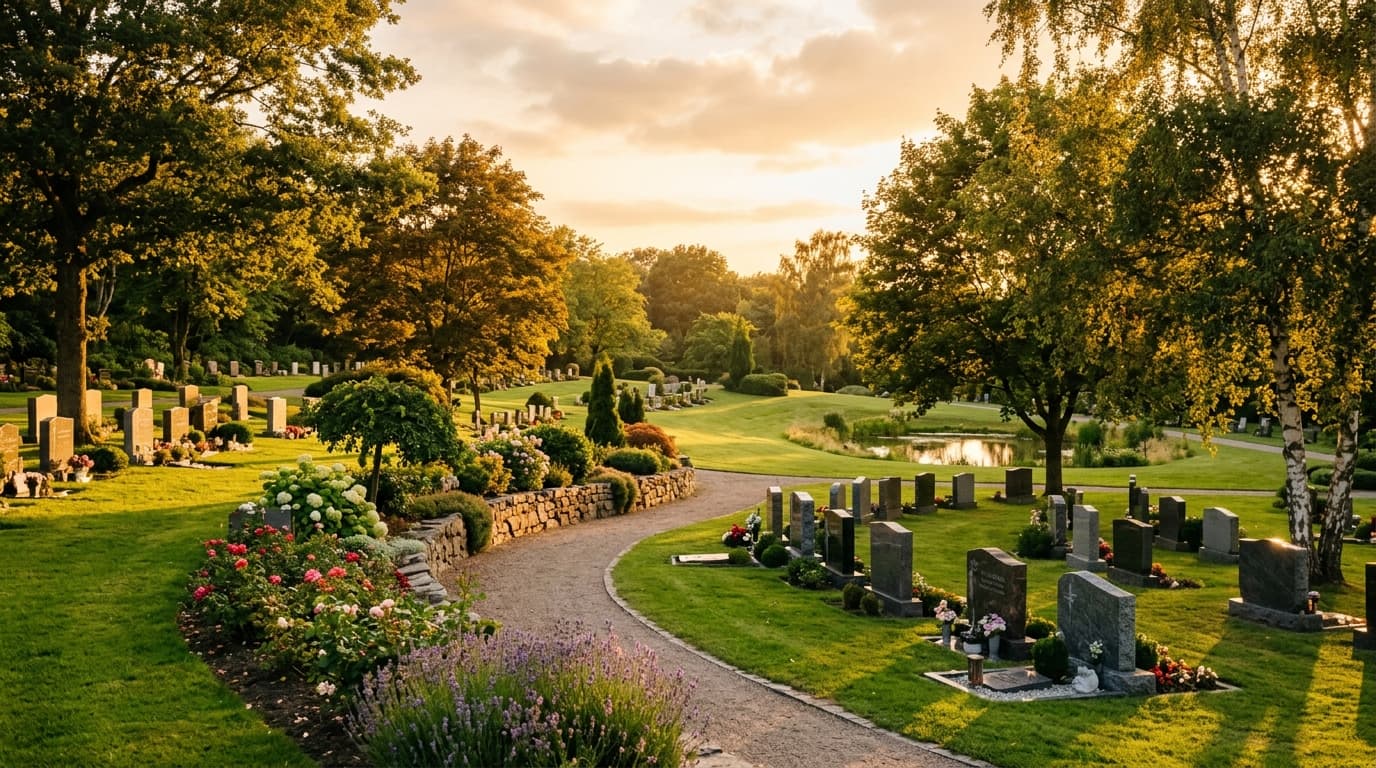Memorial garden landscape